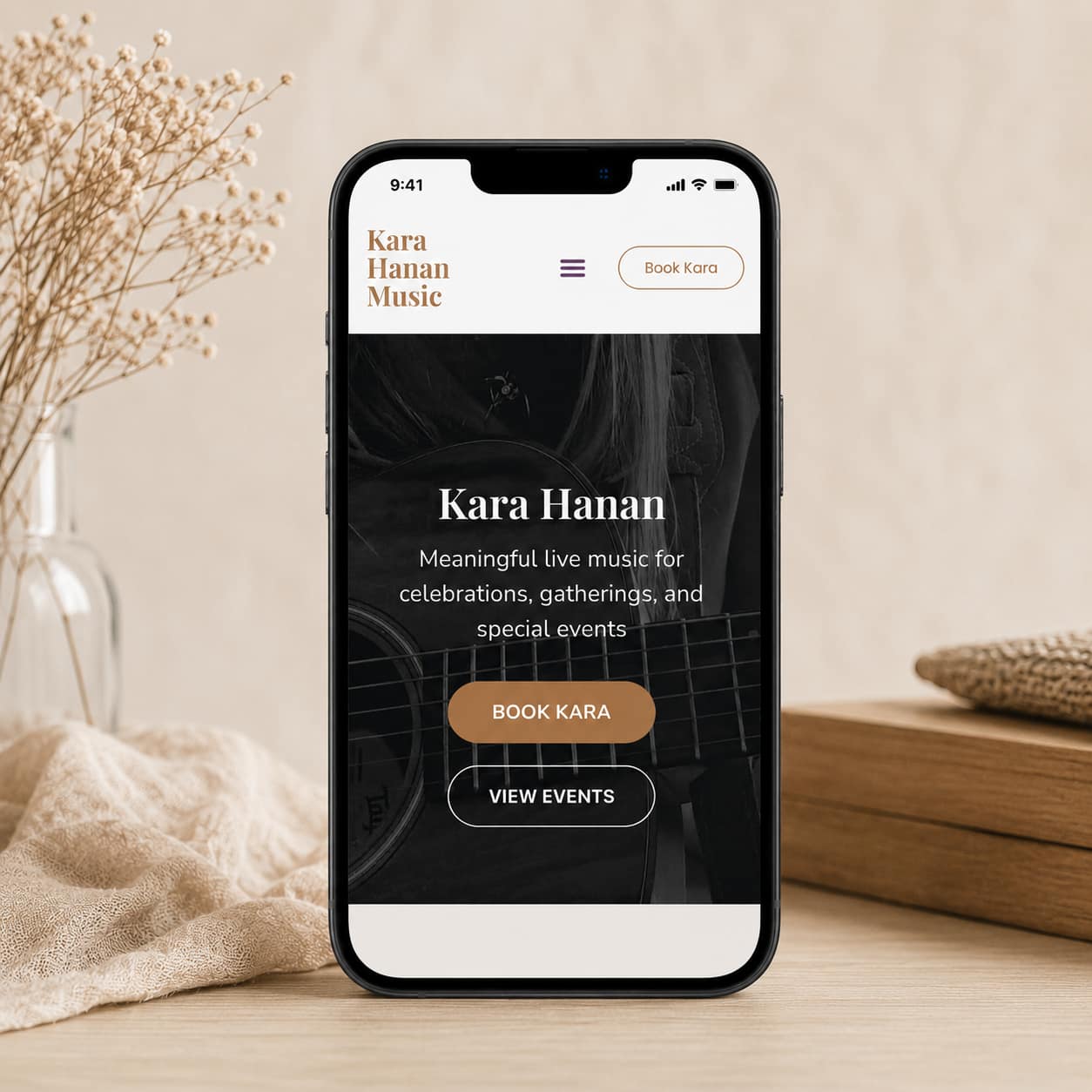 Kara Hanan Music website